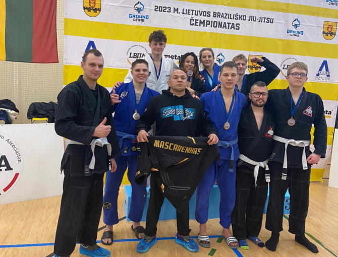 Lietuvos braziliško jiu-jitsu čempionate 2023 klaipėdiečiai parsivežė 7 medalius