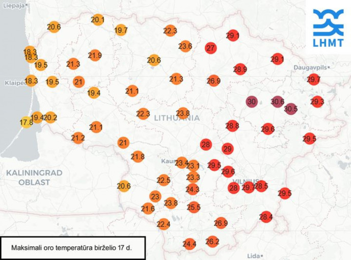 Šeštadienis Lietuvoje buvo labai kontrastingas