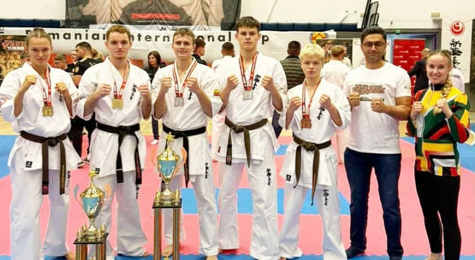 Karate klubo „Shodan“ auklėtinių pergalės tarptautiniame Rumunijos karate kyokushin čempionate