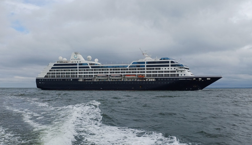 Klaipėdos uoste svečiuojasi kruizinis laivas „Azamara Journey“