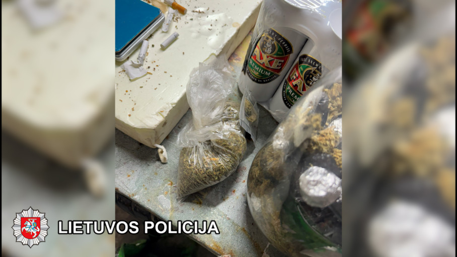 Klaipėdoje teismui perduota byla dėl labai didelio narkotikų kiekio