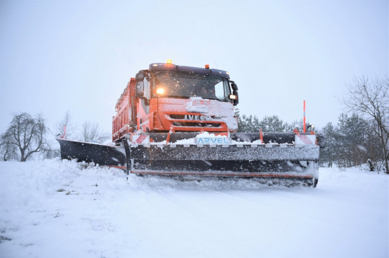 Kelininkai: valstybinės reikšmės keliuose – ypač sudėtingos meteorologinės sąlygos