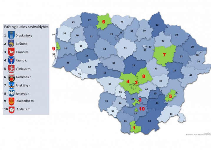 Klaipėdos m. savivaldybė tik 9 pagal energijos vartojimo efektyvumą Lietuvoje