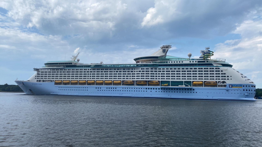 Klaipėdoje svečiuojasi amerikiečių kruizinis laivas „Voyager of the Seas"