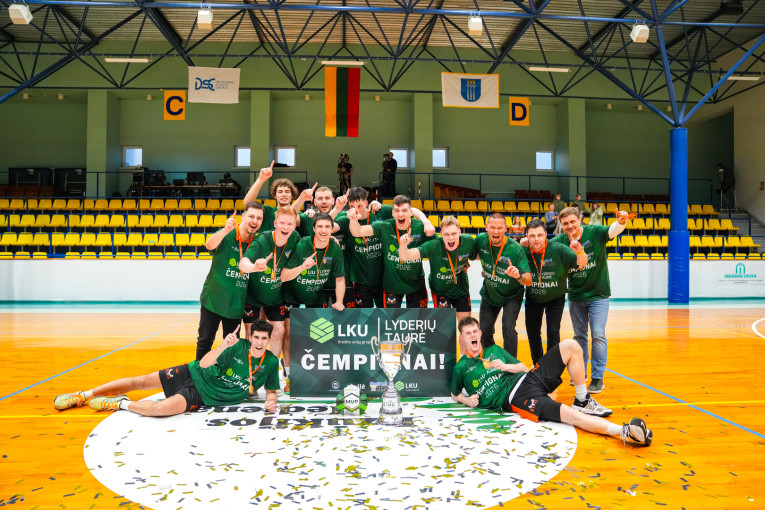 LCC Tarptautinis universitetas – LKU kredito unijų grupės Lyderių taurės čempionas