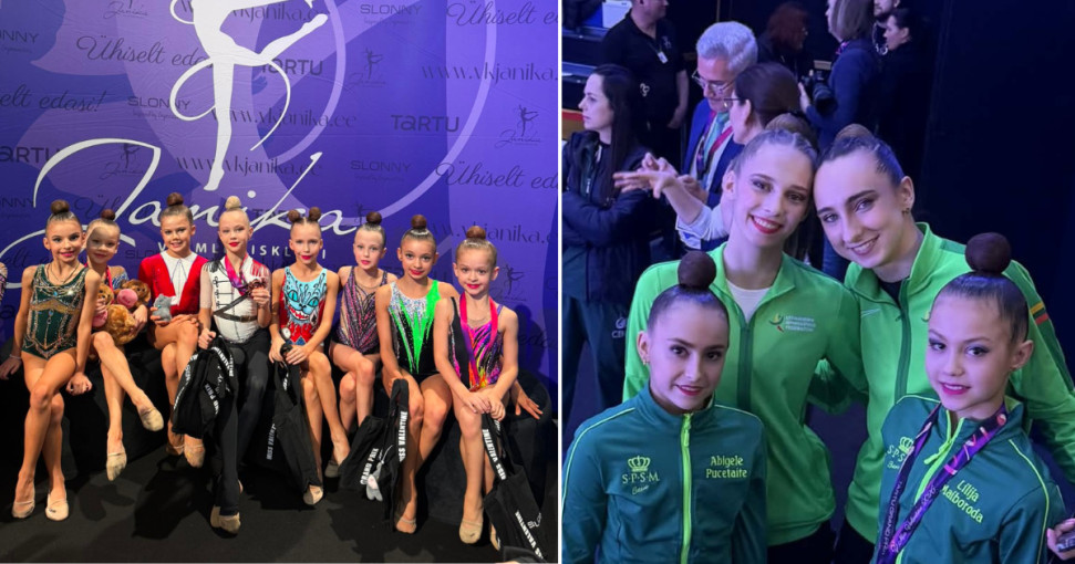 Klaipėdietės sužibėjo prestižiniame meninės gimnastikos turnyre