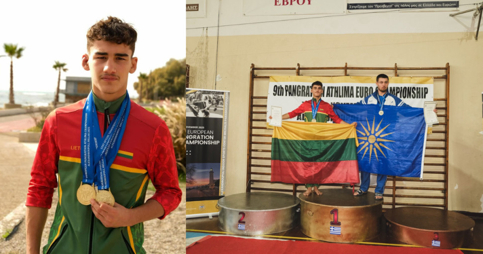 Klaipėdietis iškovojo tris medalius Europos pankrationo čempionate