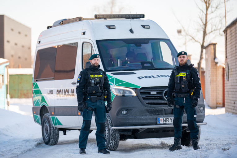 Klaipėdos pareigūnams – modernus „Mercedes Benz Sprinter“ viešajai tvarkai užtikrinti
