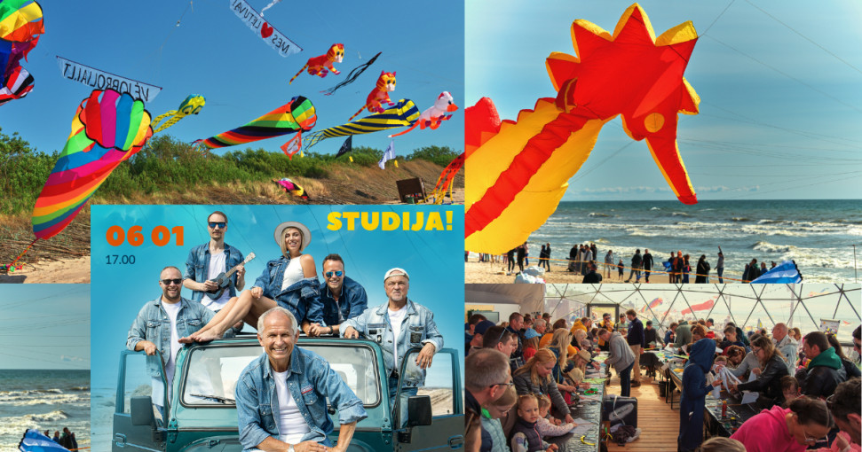 Šį savaitgalį Klaipėdos paplūdimyje - unikalus figūrinių aitvarų festivalis „Vėjų vėjai“
