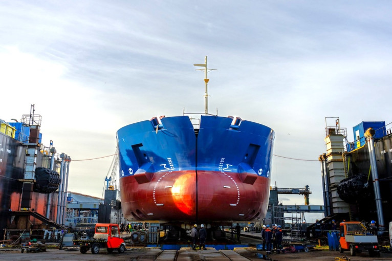 Klaipėdoje pastatyta moderni žemsiurbė danų kompanijai „RN Shipping A/S“