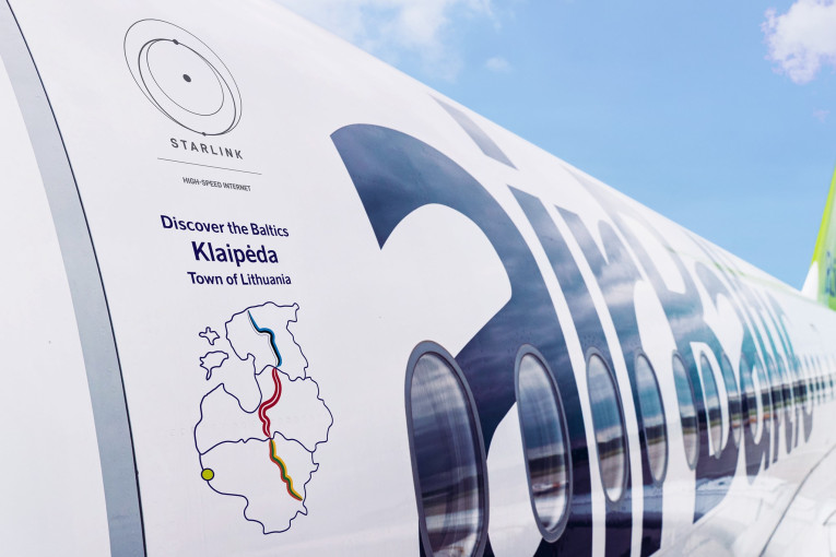 Klaipėdos vardas pakilo į dangų