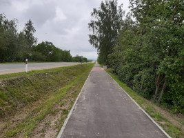„ Via Lietuva“: kitą savaitę atnaujinami pėsčiųjų ir dviračių tako Kretinga–Vydmantai tiesimo darbai