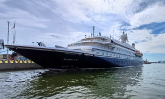 Klaipėdos uoste pirmą kartą svečiuojasi kruizinis laivas „Seadream II“