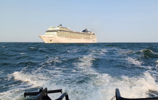 Į Klaipedos uostą atplaukė „MSC POESIA" kruizinis laivas