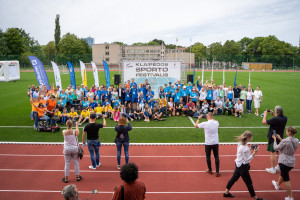 Žmonių su negalia vasaros sporto festivalyje – paralimpinės rungtys ir paroda „Paryžius 2024“