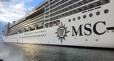 Klaipėdoje vieši kruizinis laivas „MSC Poesia“