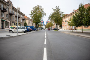 Atnaujinta Naikupės gatvė ir Baltijos prospekto kiemai