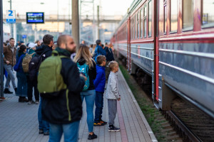 Per Vėlines ir moksleivių atostogas Lietuvoje traukiniai kursuos didžiausiu pajėgumu