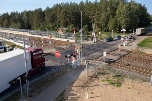Geležinkelių transporto koridoriuje Vilnius–Klaipėda modernizuos 9 svarbias pervažas