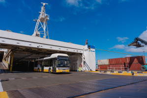 Klaipėdoje – žalias autobusas iš Švedijos: vandenilio technologijos tampa realybe