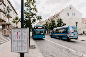 Klaipėdos keleivinis transportas dienai pirmadienį sustabdė 35 maršrutą