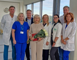 38 metai viename Respublikinės Klaipėdos ligoninės skyriuje – pagerbta ilgametė slaugytoja Violeta Legeckienė